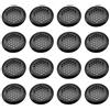 Yhuasia Inox Aria Griglie Ventilazione, 16 Pezzi Griglia di Ventilazione Foro per Sfiato, Rotondo Griglia Aria Ventilazione, Griglia di Ventilazione Foro, per Armadio Cucina Bagno Armadio o Scarpiera (29mm)