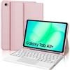 IVEOPPE Tastiera Cover per Samsung Galaxy Tab A11 Plus 2025/Tab A9 Plus 2023 11 Pollici con Touchpad, Italiano QWERTY, Bluetooth Staccabile Custodia con Portapenna, Rosa