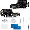 ExtKry Connettore di Ricarica Sostituzione per Xiaomi Redmi Note 8 Caricatore Port di Ricarica Porta Caricabatterie Microfono Jack Audio + Kit di Riparazione