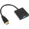 EPLZON Adattatore HDMI a VGA, Unidirezionale HDMI a VGA Monitor da Maschio a Femmina per Computer, Desktop, PC, Laptop, Monitor, Proiettore, HDTV, TV Box