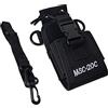 UAYESOK custodia per radio multifunzione, walkie-talkie, polizia in nylon regolabile per telefono GPS Motorola Kenwood Midland Baofeng bidirezionale