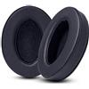 WC PadZ - I cuscinetti per eccellenza di Wicked Cushions - Compatibili con Audio Technica, HyperX, SteelSeries Arctis - Extra spesso - Apertura più ampia - Morbida memory foam | nero