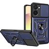 ESTH® Custodia per Realme 10 4G con Custodia per Fotocamera Scorrevole e Supporto ad Anello [Cover Paraurti Compatibile con Supporto Magnetico per Auto], Blu