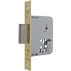 TESA 2031 Serratura da incasso per porte in legno, entrata 50 mm, finitura bronzo/ottone, frontale quadrato