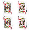 Beistle 4-Pack Playing Card Centerpieces 54924 4 Pezzi 3-D centrotavola Carte da Gioco 30,5 cm, Carta, Multicolore