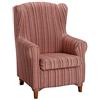 Martina Home Messico Copripoltrona, Bordeaux, Orecchio Duplex 70 x 100 cm