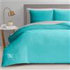 Juicy Couture Set piumone, poliestere, blu schiacciato, doppio/matrimoniale XL