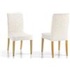 Martina Home Confezione da 2 coprisedia Indiana Crudo