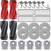 Yoneenair 26 accessori per robot aspirapolvere Roborock Qrevo Curv/Qrevo Curv S5X/Qrevo/Qrevo Edge S5V, 2 spazzole principali, 6 sacchetti per la polvere, 6 tamponi, 4 filtri, 6 spazzole laterali, 1 accessorio