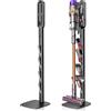 JUPELI Supporto per aspirapolvere - Compatibile con Dyson Gen5, V15, V12, V11, V10, V8, V7, V6 - Supporto da pavimento in metallo con 4 ganci, base stabile, supporto senza foratura per riporre gli accessori