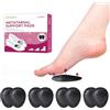Bukihome 4-Pair Metatarsal Pads for Pain Relief - Bukihome Ball-of-Foot Cushions for Forefoot Support Fatigue Relief, 1/3 Thick Soft Ball-of-Foot Pads for Metatarsalgia Morton's Neuroma, Men Women (M)