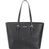 David Jones - Borsa da donna di grande formato, Shopper in similpelle PU con manico lungo, grande capacità A4, ideale per corsi, lavoro e shopping