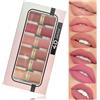 KARLOR Set di 6 Rossetti Opachi Rosa Nude e Corallo - Impermeabile, Bacio, Resistente alle Sbavature per 24 Ore