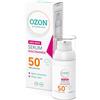 COSMETIC PLANT OZON Siero Anti-Macchie SPF 50 30ml - Attenua Macchie Scure, Iperpigmentazione, Danni Solari, Riduce il Rossore, Minimizza i Pori - Complesso Illuminante - Tono Uniforme, Carnagione Radiosa - Leggero