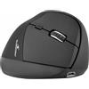 Bluestork - Mouse Verticale Wireless Ergonomico - Doppia Connessione 2.4GHz + Bluetooth, 800-3200 DPI, 6 Pulsanti, Ricaricabile - Riduce il Dolore a Mano e Polso - PC/Mac/iPad/Tablet - Destrimani