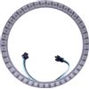 TOPXCDZ WS2812B 8/16/24/35/45/60/241 LED Pixel Ring Addressable Led Module WS2812 IC RGB Full Color Round Led Circle DC5V (45 LED, White)