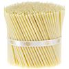 Danilovo 500 pz Candele in Cera d'Api Bianche - Candele Chiesa Ortodossa per Preghiere, Rituali, Natale, Lunghe, Morbide, N140, Altezza 15 Centimetri