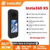 Insta360 Videocamera d'azione Insta360 X5, nuova versione 8K 30fps, lenti intercambiabili, triplo chip IA, prestazioni elevate in condizioni di scarsa illuminazione, riprese prolungate, Insta 360 X5