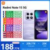 Xiaomi Redmi Note 15 5G NFC Versione Globale 6.77 " AMOLED Snapdragon ® Fotocamera 6 Gen3 108MP IP66