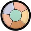 KARLOR Tavolozza correttore colore cremoso 6 in 1 crema corrector colore verde contro arrossamento, anello occhio viola, giallo anti età contour colorito misto (05#)