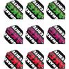 RED DRAGON Peter Wright Snakebite assortiti Hardcore Flight Pack - 3 set per confezione