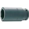 Hazet 1000Slg-24 Inserto Chiave a Bussola per Avvitatori ad Impulso Esagonale, Nero, Attacco Quadro, Cavo, 20 mm 3/4 di Pollice