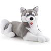 Trudi Husky Marcus Cane peluche gioco, regalo Natale e compleanno | 47x58x100cm taglia JUMBO | Classici cani peluche | modello 22277