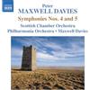 NAXOS Peter Maxwell Davies: Symphonies Nos. 4 and 5