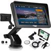Technaxx Monitor CarPlay & Android Auto Wireless con Radio DAB - Display Touchscreen da 7 Pollici per Auto, Bluetooth 5.0, Trasmissione Audio FM & AUX, Radio Digitale, Supporto Parabrezza - TX-361