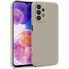 MyGadget Cover per Samsung Galaxy A23 5G - Custodia in Silicone Morbido a Doppio Strato - Case con Protezione Fotocamera & Fodera Interna Antigraffio - Grigio