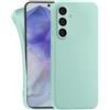 MyGadget Cover per Samsung Galaxy A55 5G - Custodia Protettiva in Silicone Morbido - Case TPU Flessibile - Ultra Protezione Antiurto & Antiscivolo Verde Menta
