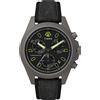 Timex Orologio da uomo Expedition North 43 mm, cinturino in gomma sintetica nera, quadrante nero, cassa in titanio TW2V96300