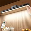 Hapfish Luce LED Sottopensile 4000mAh con Sensore di Movimentoe e Magnetica,Cucina | Lampada da Scrivania Senza Fili con Telecomando,Luci Tavolo Ricaricabile per Specchio Bagno,Muro,Armadio,Mensola Monitor