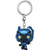 Funko Pop! Keychain: DC - Blue Beetle - Blue Beetle- Mini Figura in Vinile da Collezione Novità Portachiavi - Riempitivi per Calze - Idea Regalo - Merchandising Ufficiale - Movies Fans