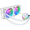 Cooler Master Dissipatore MasterLiquid PL240 Flux White Edition 12cm Bianco