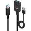 Lindy Hub USB Lindy 43357 hub di interfaccia 3.2 Gen 2 (3.1 2) Type-A 100 Mbit/s Nero [43357]