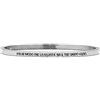 Beloved Bracciale da donna in acciaio Emozionale - frasi, pensieri, parole con charms - incisione su due lati - colore silver (BL6 Silver)