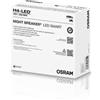 Osram H4 Night Breaker LED Smart + 330% Conforme alle Norme StVZO, Set Professionale da 2 Pezzi