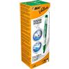 Bic Velleda - Marcatori tascabili cancellabili a secco con inchiostro liquido, confezione da 12, colore: Nero Scatola da 12 verde