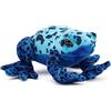 Zappi Co 100% riciclati peluche Rana Dardo Velenoso Blu (15cm larghezza) - Morbido e coccolone, raccolta di animali ecocompatibili per il primo neonato