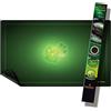 WOGAMAT - Tappeto da gioco Neoprene verde smeraldo grande lunghezza 60 x 100 cm per giochi di carte, giochi di dadi, giochi da tavolo - Neoprene Silenzioso spesso lavabile antiscivolo - Tappeto