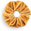 Leirinik Velvet Scrunchie sabbia ocra, confezione da 1 - 14 cm - elastico per capelli di alta qualità in 100% poliestere - effetto velluto per donne e ragazze - tutti i tipi di capelli - delicato sui