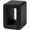 Msagkah Supporto per la cintura di sicurezza dell'auto, booster in silicone per la cintura di sicurezza dell'auto per un facile accesso alla cintura di sicurezza (Nero)