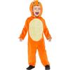 amscan Costume unisex per bambini, tuta con cappuccio ufficiale Pokémon Charmander, età: 8-10 anni, 9918519