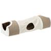 Trixie grattare tunnel per gatto, 110 x 30 x 38 cm, grigio chiaro/Marrone