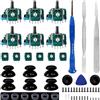 HLRAO Confezione da 6 joystick di ricambio per controller PS5, joystick analogici HLRAO 3D di ricambio compatibili con controller Playstation 5 DualSense con kit di cacciaviti di riparazione per controller