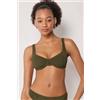 Calzedonia Balconcino Costume Crinkle Waves Verde