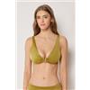 Calzedonia Top Canotta Costume Shiny Satin Giallo