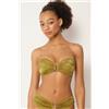 Calzedonia Fascia Costume Shiny Satin Giallo