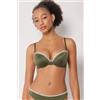 Calzedonia Push Up Imbottito Costume Refined Shine Verde